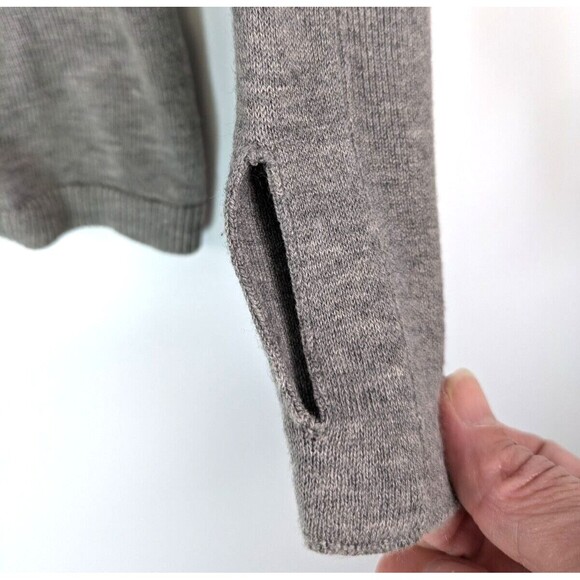 Lululemon Bring it Backbend Sweater Cashmere Blend Gray Size 2 - Picture 8 of 14